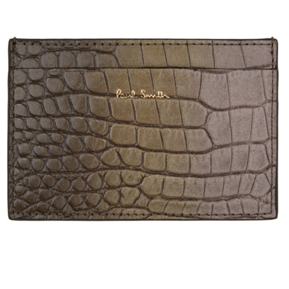 Paul Smith Mock-Croc Gradient Cardholder NIB